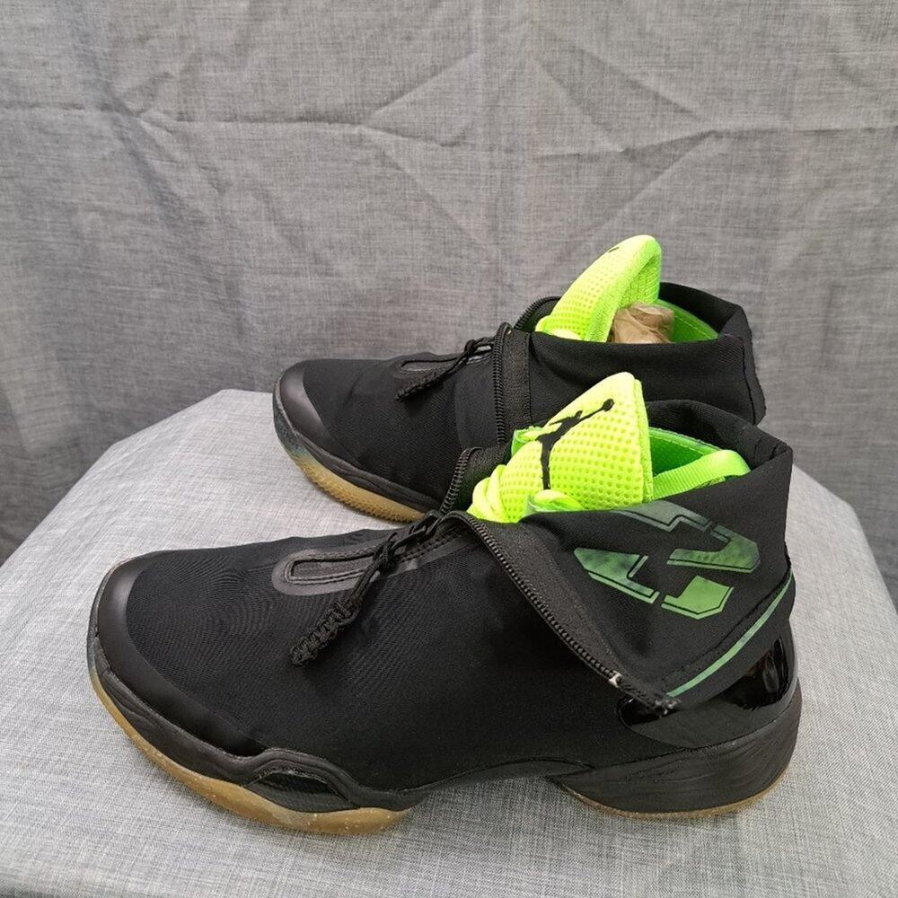 %2013 Air Jordan 28 XX8 Stealth All Star Black Green Sz 9.5 / AJ11